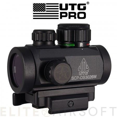 Viseur point rouge/vert Ultra Shot Plus noir(pas airsoft) - Armes